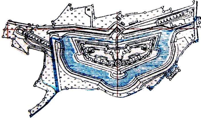 Auszug aus Ehem. Fortifikationsplan