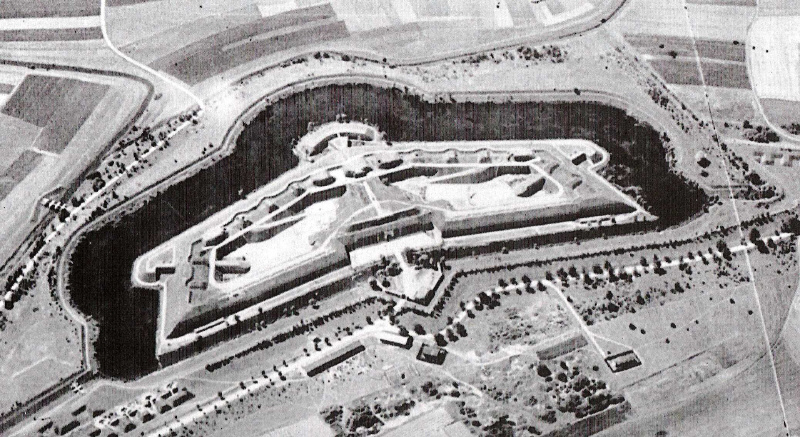 Luftbild aus der Zeit des 1. Weltkrieges