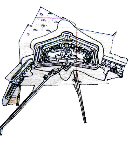 Auszug aus Ehem. Fortifikationsplan