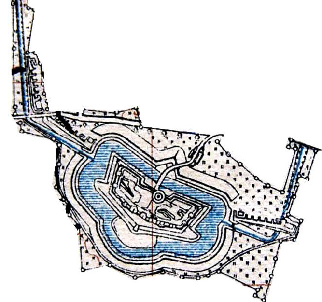 Auszug aus Ehem. Fortifikationsplan