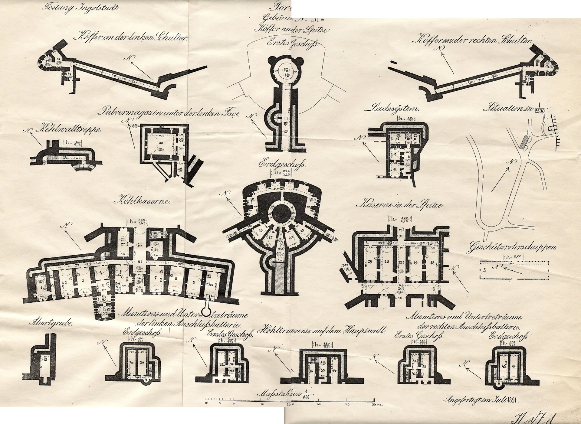 Historischer Plan 1