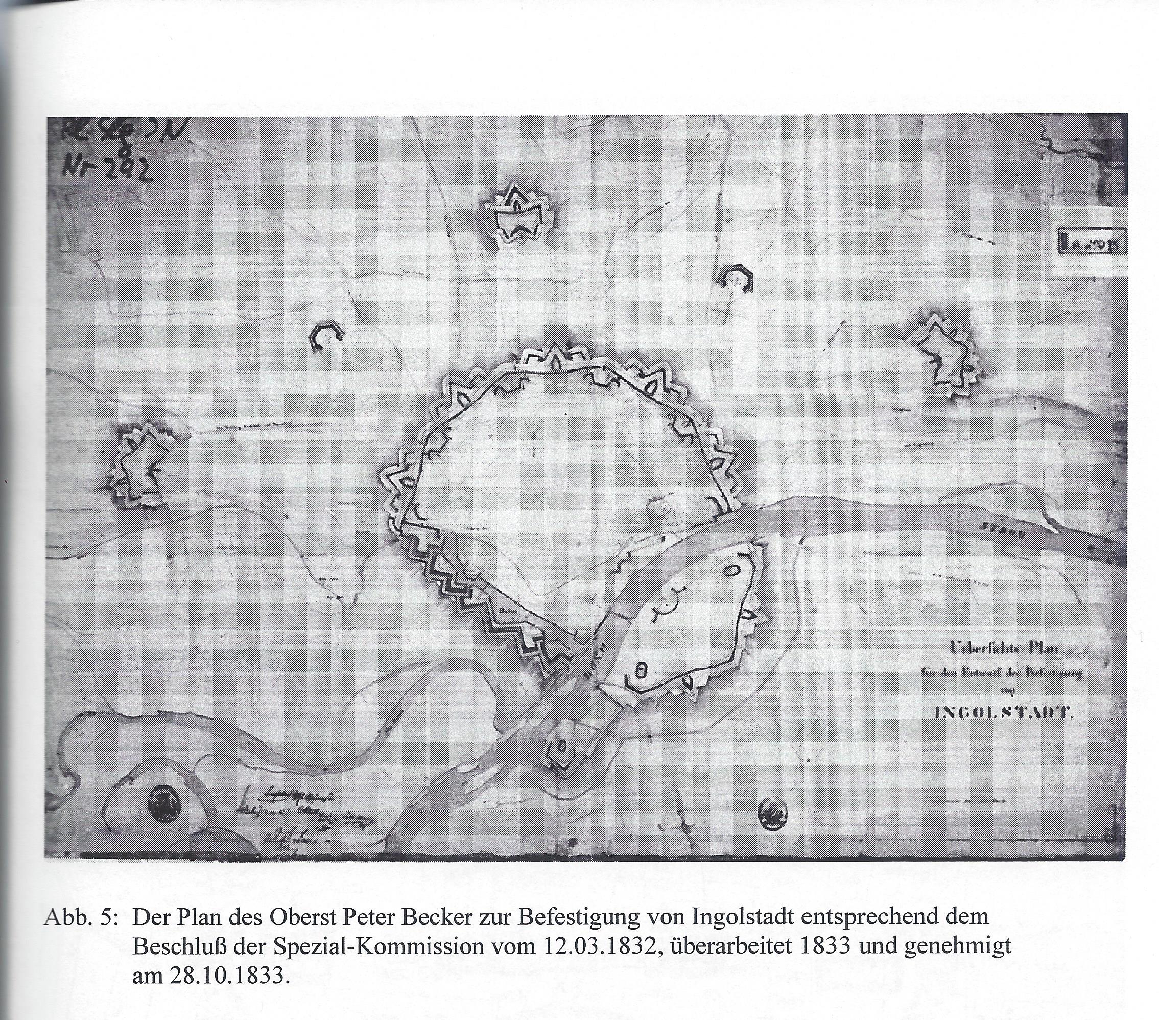 Entwurf der Festungsbaukommision 1833
