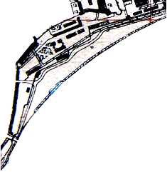 Ausschnitt aus ehem. Fortifikationsplan
