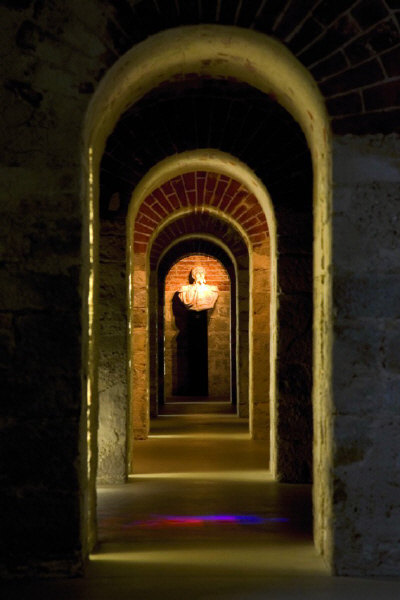 Renovierter Wehrgang