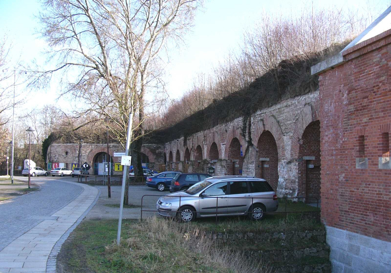 Flankenbatterie Blick von Norden