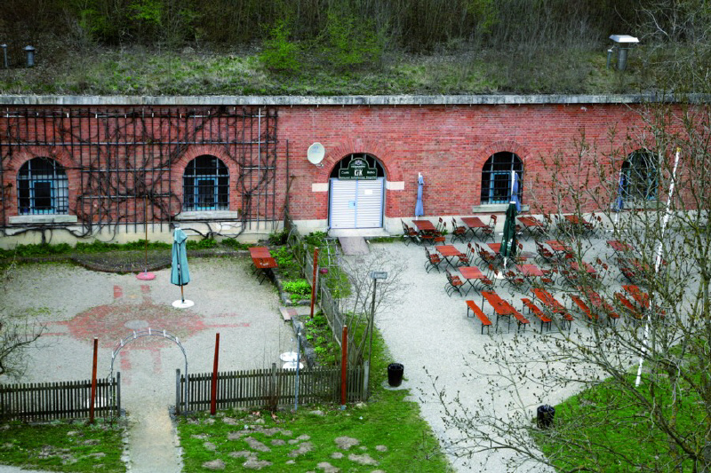 Flankenbatterie Blick von Süden