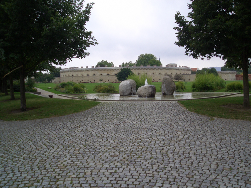 Blick auf Reduit Tilly - Ostseite