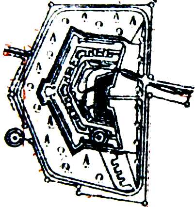 Ausschnitt aus ehem. Fortifikationsplan