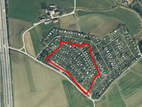 Luftbild der heutigen Situation